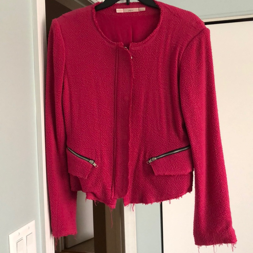 Hot pink jacket